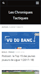 Mobile Screenshot of chroniquestactiques.fr